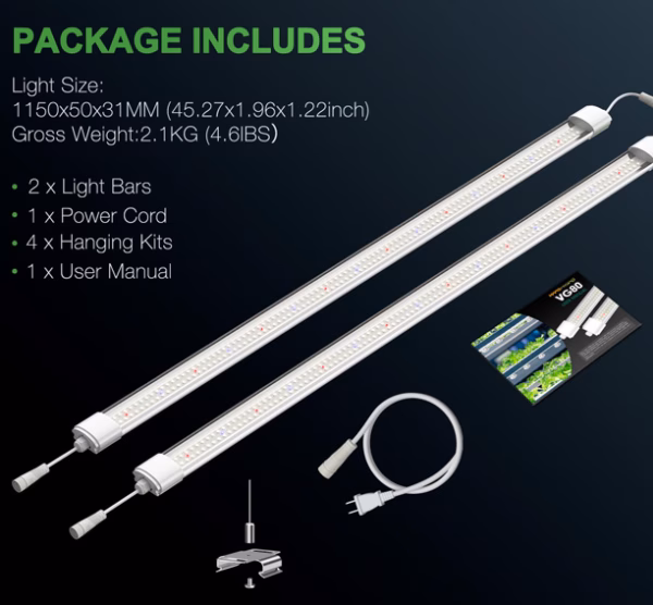 Mars Hydro VG80 kweeklamp 80 watt - Afbeelding 8